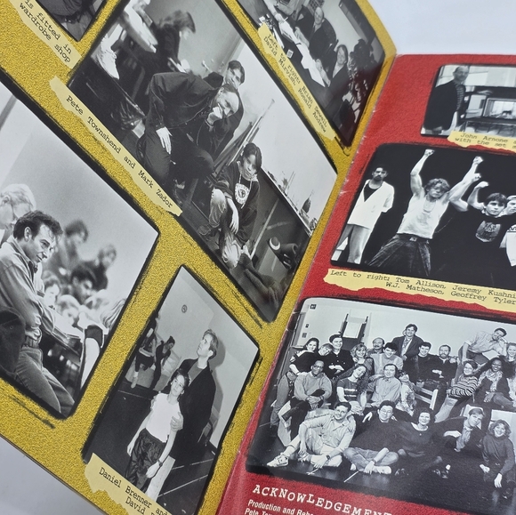 Vintage 1995 The Who's Tommy Broadway Musical Revival Souvenir Program - Picture 10 of 10